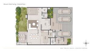 Floor Plan in 4 BHK Villa at Thanisandra – for Sale
