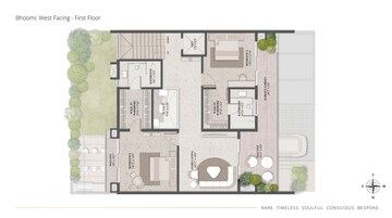 Floor Plan in 4 BHK Villa at Thanisandra – for Sale