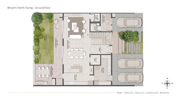 Floor Plan in 4 BHK Villa at Thanisandra – for Sale