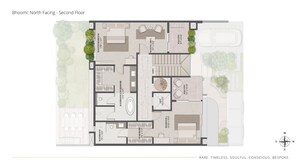 Floor Plan in 4 BHK Villa at Thanisandra – for Sale