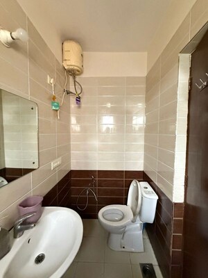 Bathroom in 2 BHK Apartment at Porvorim – for Rent