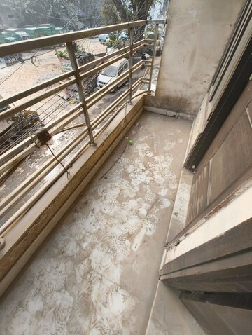 Balcony in 2 BHK Builder Floor at Saket – for Rent