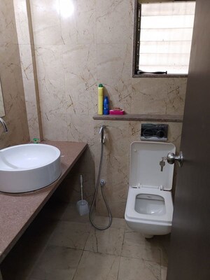 Bathroom in 2 BHK Apartment at Welwoath Tinseltown, Bavdhan – for Rent