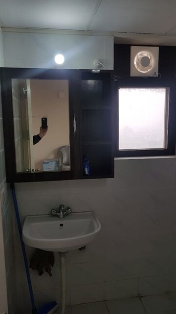 Bathroom in 3 BHK Apartment at Eros Sampoornam, Sector 2 Greater Noida – for Rent