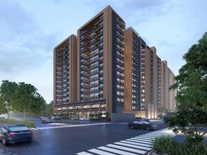 3 BHK Apartment – Exterior View View at Adalaj - for Rent