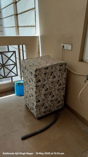 Bathroom in 3 BHK Apartment at Affinity Greens, International Airport Road – for Rent