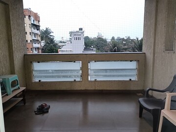 Balcony in 3 BHK Apartment at Uttam Townscapes Elite Phase III, Yerawada – for Rent