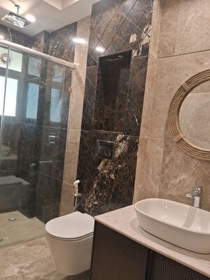 Bathroom in 3 BHK Builder Floor at East Of Kailash – for Sale