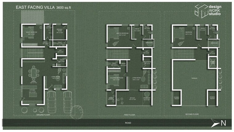 Floor Plan, mansanpalle 3.5 Bedroom 3600 Sq.Ft. Villa In Mansanpalle Hyderabad 9726234