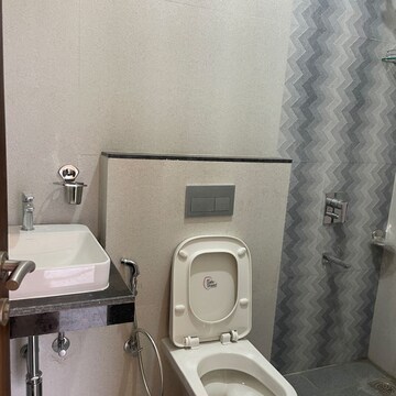 Bathroom in 1 BHK Apartment at Swaroop Marvel Gold, Valmik Nagar – for Rent