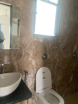 Bathroom in 2 BHK Apartment at Unique Youtopia, Kharadi – for Rent