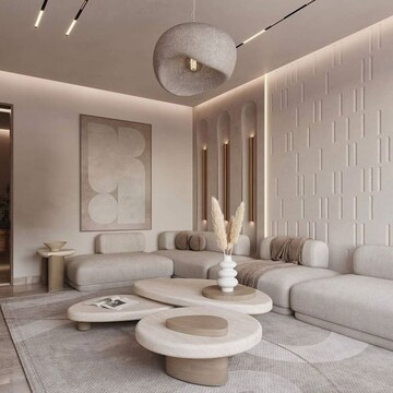 Living Room in 4 BHK Builder Floor at Greater Kailash – for Sale