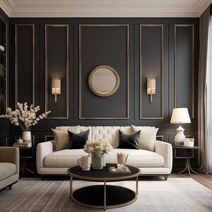 Living Room in 4 BHK Builder Floor at Greater Kailash – for Sale