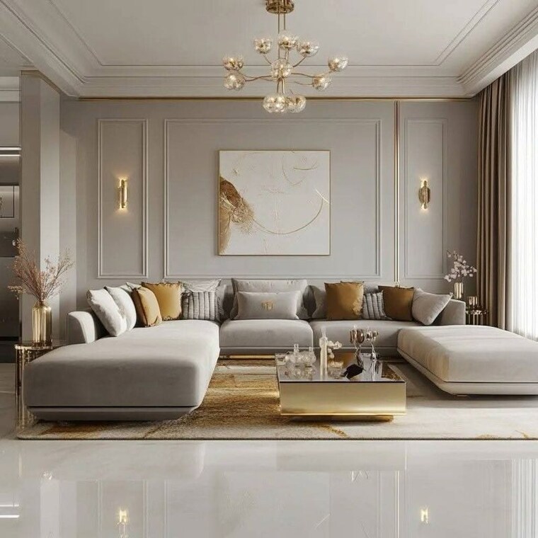 Living Room, greater kailash 4 Bedroom 4450 Sq.Ft. Builder Floor In Greater Kailash Delhi 9726295