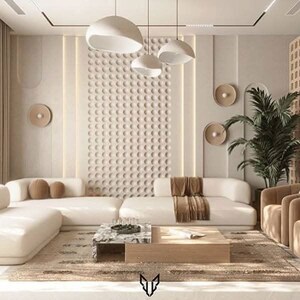 Living Room in 4 BHK Builder Floor at Greater Kailash – for Sale