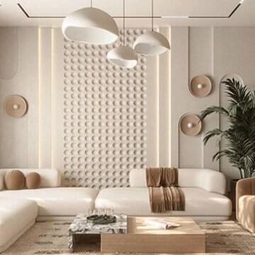 Living Room in 4 BHK Builder Floor at Greater Kailash – for Sale