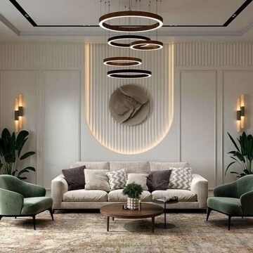 Living Room in 4 BHK Builder Floor at Greater Kailash – for Sale