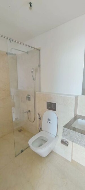 Bathroom in 3 BHK Apartment at Piramal Mahalaxmi, Mahalaxmi – for Rent