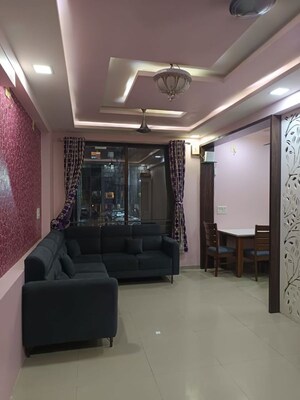 Living Room in 3 BHK Apartment at Shilaj – for Rent