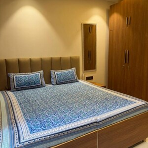 Bedroom in 1 BHK Builder Floor at Sector 55 – for Rent