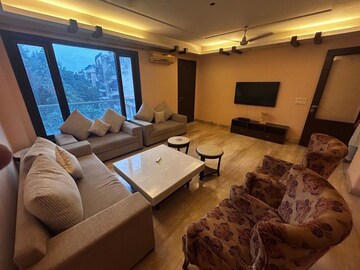 Living Room in 3 BHK Builder Floor at Chittaranjan Park – for Rent