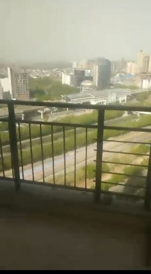 Balcony in Studio Apartment at Nimbus The Golden Palm, Sector 168 – for Rent