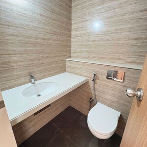 Bathroom in 2.5 BHK Apartment at Lodha Codename Premier, Mangaon – for Rent