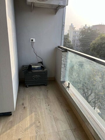 Balcony in 1 BHK Apartment at Freedom Fighters Enclave – for Rent