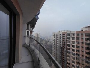 Balcony in  Apartment at Sunteck City Avenue 1, Goregaon West – for Rent