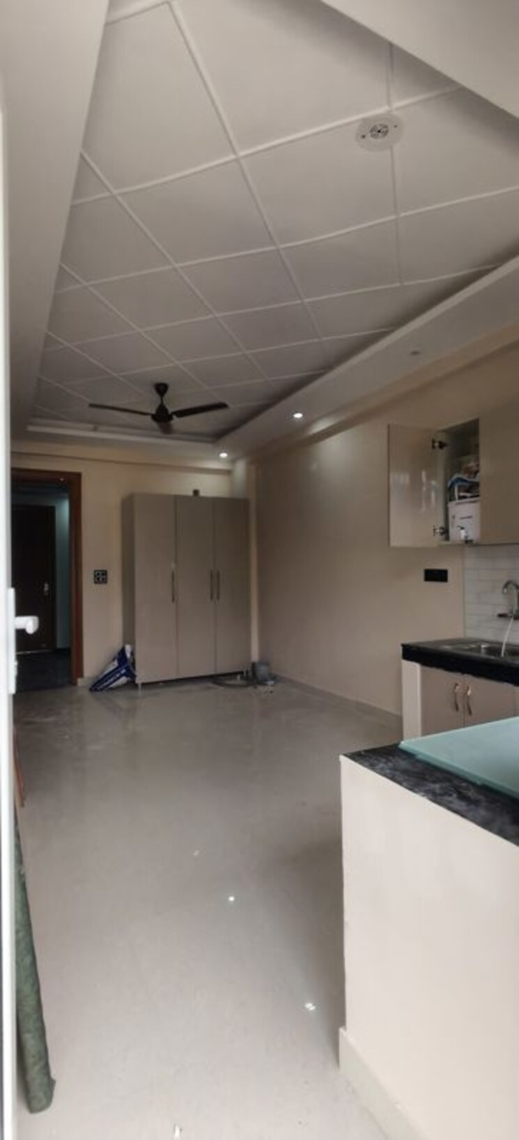 Kitchen, unitech-infospace 1 Bedroom 900 Sq.Ft. Builder Floor In Sector 21 Gurgaon 9726534