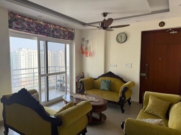 Living Room in 3 BHK Apartment at Amrapali Crystal Homes, Sector 76 – for Rent