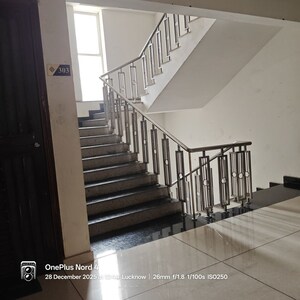 Staircase in 3 BHK Apartment at Neelkanth Dreamz, Raebareli Road – for Sale