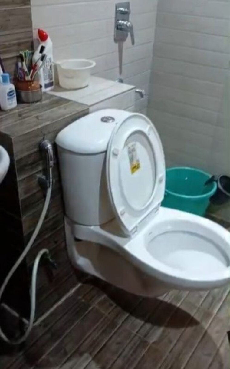 Bathroom, parker-white-lily 2 Bedroom 1300 Sq.Ft. Apartment In Sector 8 Sonipat 9726635