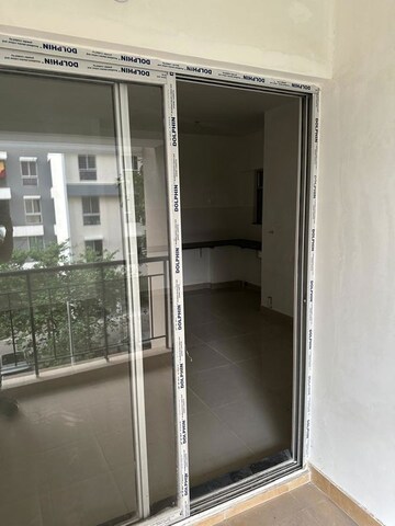 Balcony in 2 BHK Apartment at Kundan Plaza, Chinar Park – for Rent