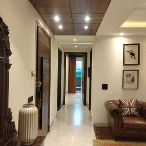 Living Room in 3 BHK Builder Floor at Greater Kailash – for Rent