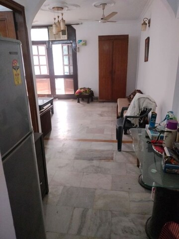 Living Room in 2 BHK Builder Floor at Malviya Nagar – for Rent