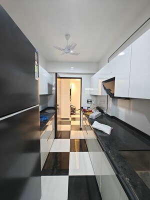 Kitchen in 2 BHK Apartment at NRI Complex Phase 2, Seawoods – for Rent