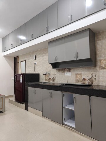 Kitchen in 1 RK Independent House at Sarita Vihar – for Rent