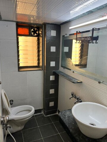Bathroom in 3 BHK Apartment at Juhu – for Rent