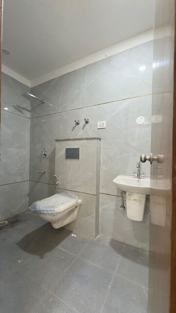 Bathroom in 3 BHK Builder Floor at Chattarpur – for Rent