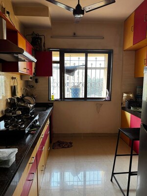 Kitchen in 2 BHK Apartment at Hyde Park Galaxy, Manpada – for Sale