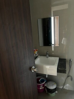 Bathroom in 2 BHK Apartment at Embassy One Thane, Panch Pakhadi – for Rent