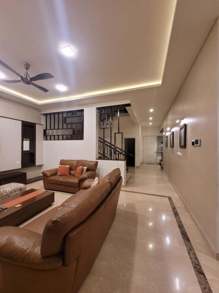 Living Room, prestige-lakeside-habitat-villa 4 Bedroom 4033 Sq.Ft. Villa In Varthur Bangalore 9726716