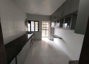 Kitchen in 3 BHK Apartment at Tain Square, Wanwadi – for Rent