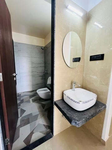 Bathroom in 3 BHK Apartment at Regency Astra, Baner – for Rent