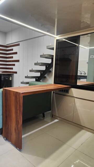 Kitchen in Studio Apartment at Wadgaon Sheri – for Rent