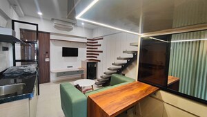 Kitchen in Studio Apartment at Wadgaon Sheri – for Rent