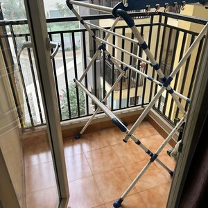 Balcony in 2 BHK Apartment at Amrapali Spring Meadows, Amrapali Dream Valley – for Rent