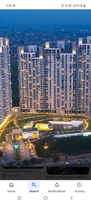 4 BHK Apartment – Exterior View View at Prateek Edifice, Sector 107 - for Rent