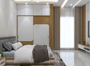 Bedroom in 3 BHK Apartment at Prestige Beverly Hills, Kokapet – for Rent